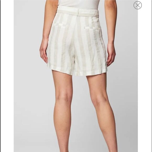 BLANKNYC Belted Striped Linen Shorts.Size 25 - Picture 5 of 14